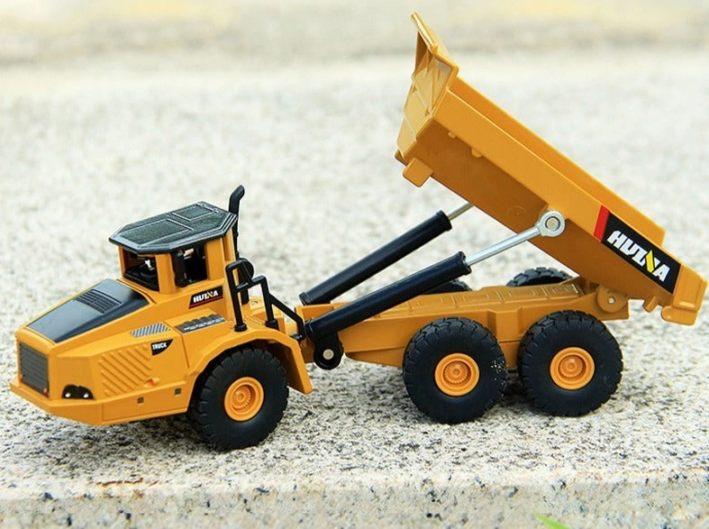 Huina 1712: Mighty Alloy Dump Truck - A Miniature Construction Marvel!